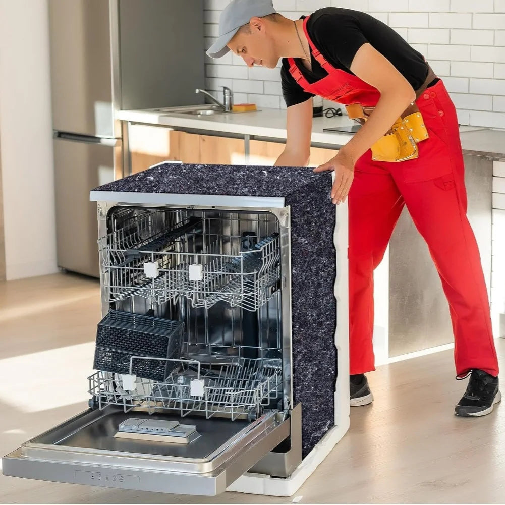Versatile Sound Insulation Cotton DIY Heat & Noise Reduction Blanket Dishwasher Wall Pipe Noise Reduction Cotton