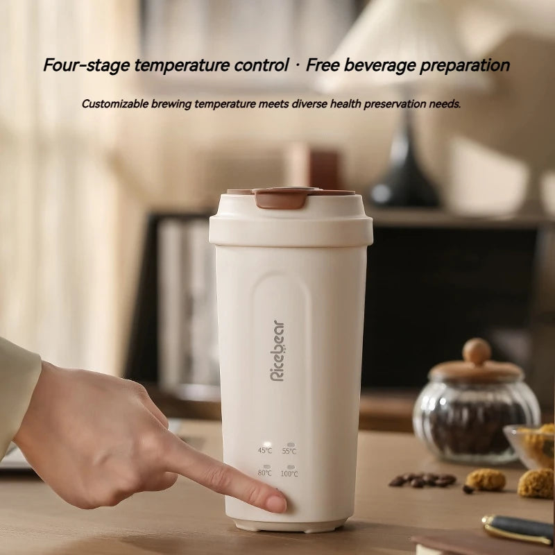 Electric Kettle Cup Small Portable Travel Heating Cup Office Mini KettleUSBThermos Cup