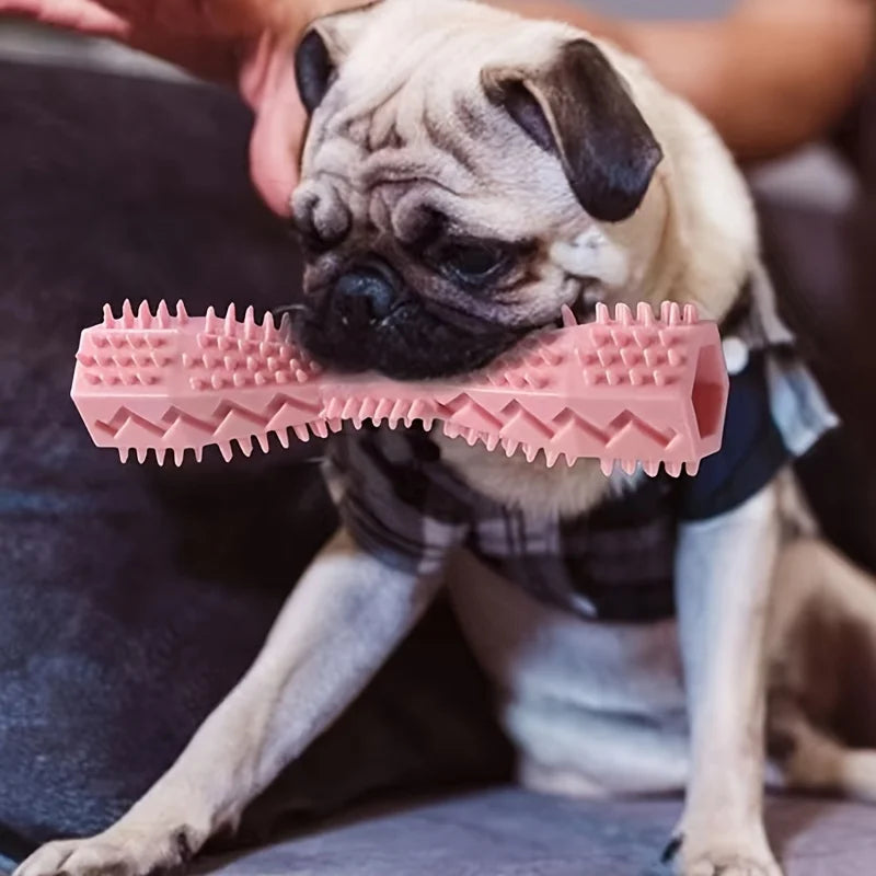 Durable Dog Chew Stick Toothbrush Soft Pet Toy Teeth Cleaning Massage Bite Resistant Puppy Dental Care Non-Toxic Chew Toy