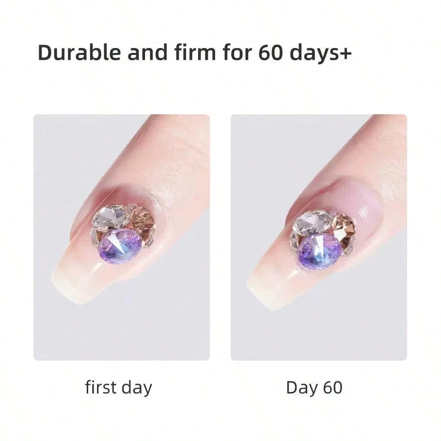 Clear Non Stick Hand Extension Gel 3D Shaping Sculpting Carving Nail Art Solid Hard Gel for Fake Nail 15ml