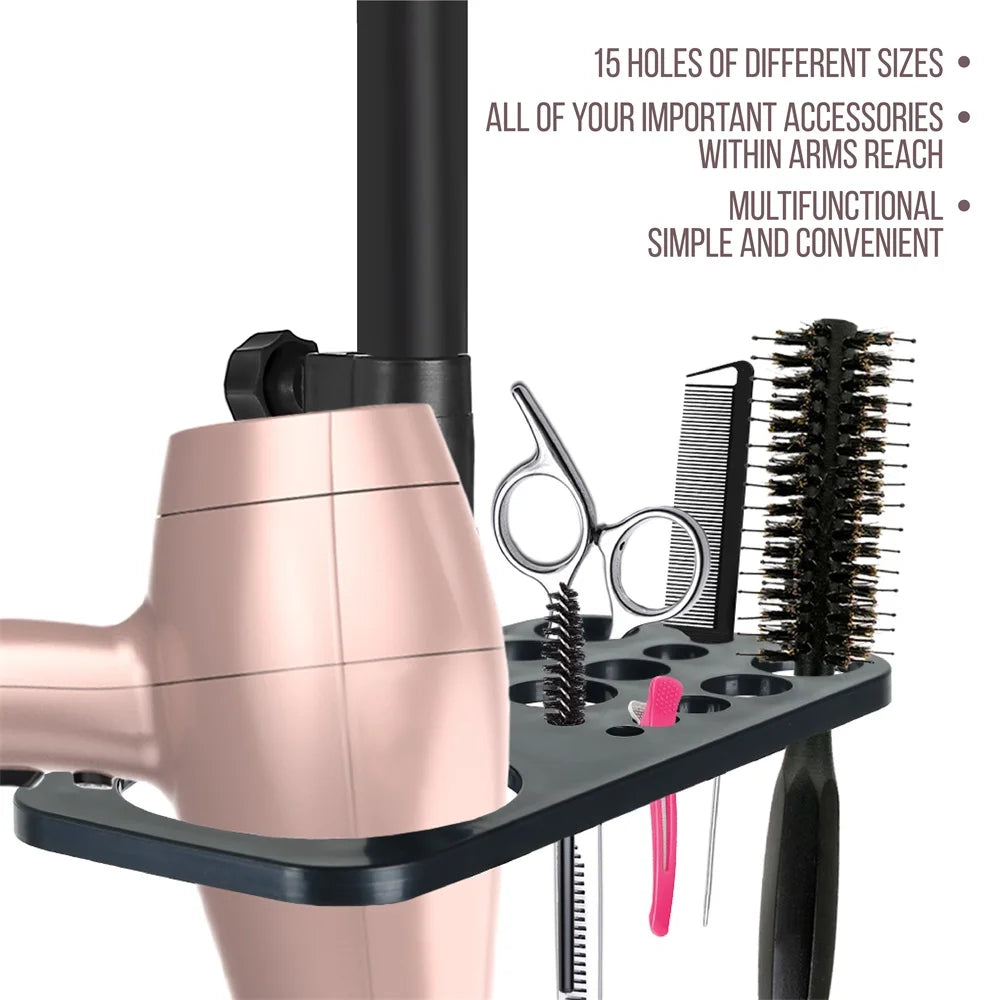 50" Adjustable Wig Stand Tripod With Tray With Multifunction Hair Extension Holder Hair Extension Tray With Wig Stand Wig Tripod