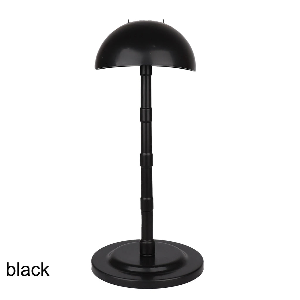 Wigs & Hat Display Stands Mushroom Bracket Plastic Portable Wig Display Stands Black Pink White Adjustable Wig Stand
