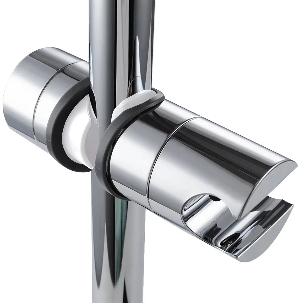 Universal 18-25mm Hand Shower Rail Slider Clamp Shower Slide Rail Bar Holder Adjustable Shower Head Holder Bathroom Accessories