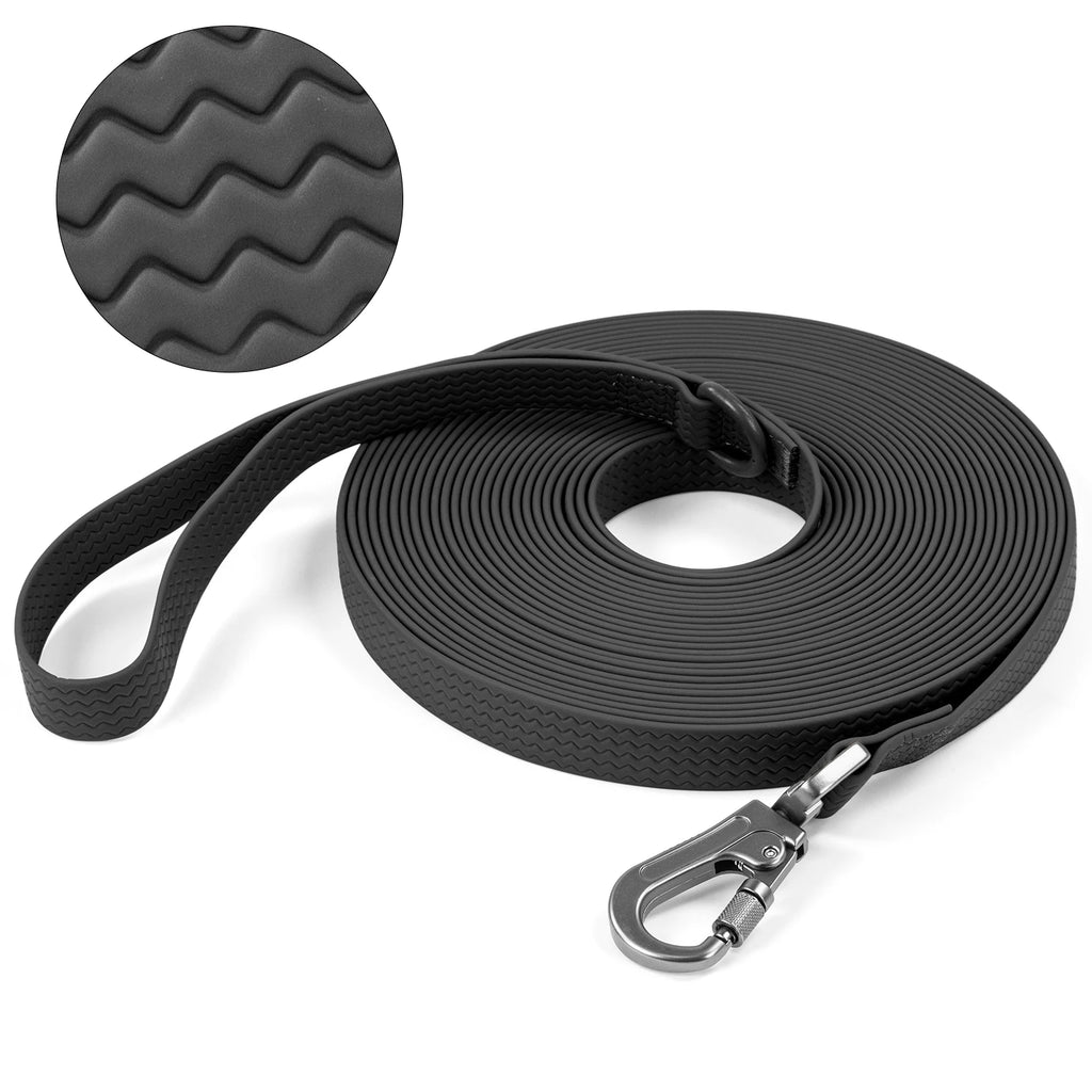 1.8M 3M 5M 10M PVC Heavy Duty Long Dog Leash for Large Medium Dogs Waterproof Easy Clean Strong Durable Running Training Leash
