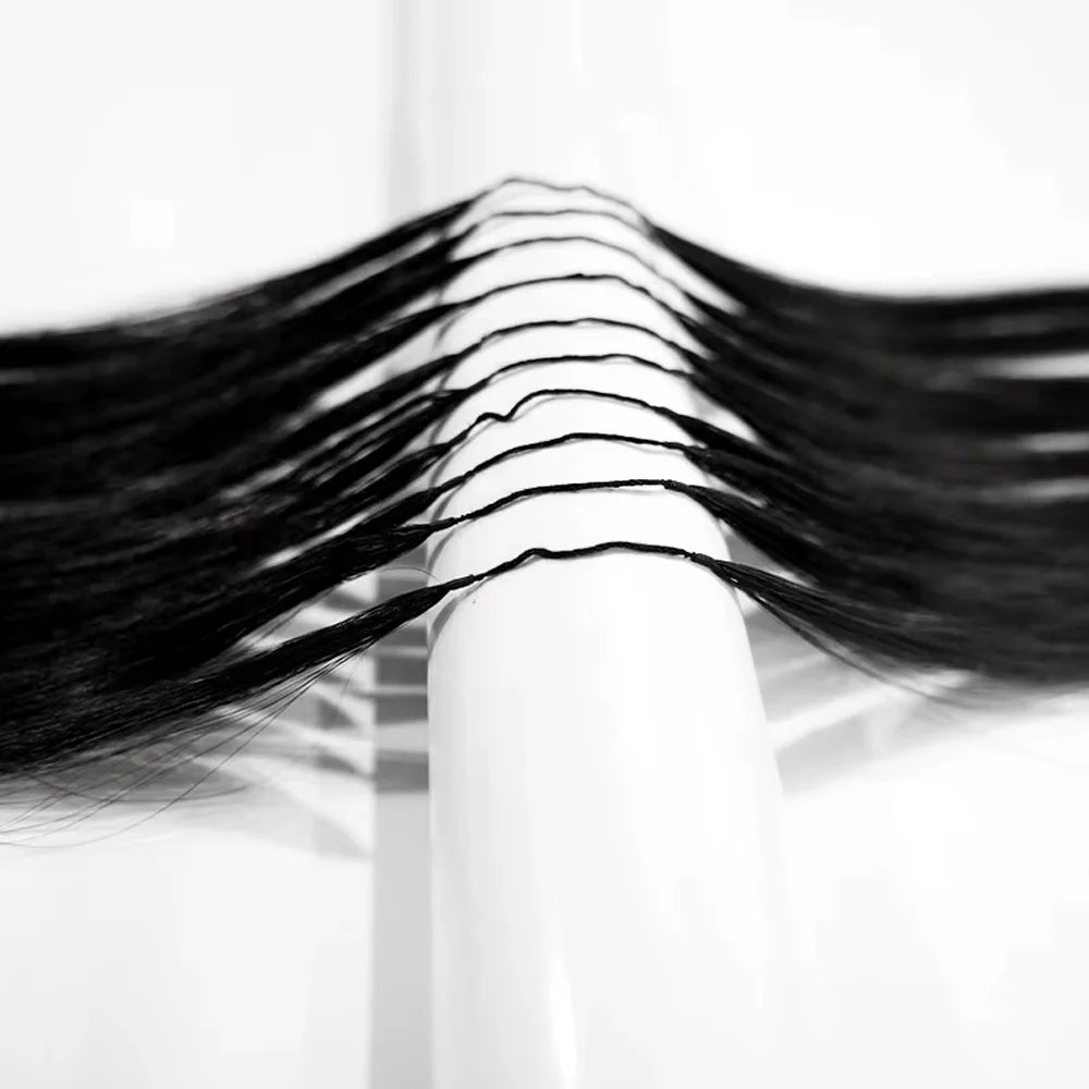 Kinky Straight Feather Crochet Human hair Knotless Pre-Separated Crochet Hair Extension Remy Hair Bundles 100% Human Hair 350G
