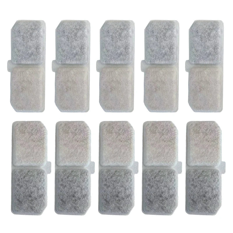 10pcs Cat Water Fountain Filter Replacement Filters Pet Cats Water Drinking Dispenser filter supplies
