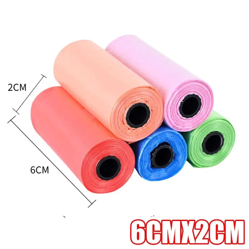 15/600pcs Dog Poop Bags Disposable Pet Waste Bags Dog Waste Bags Design Pet Poop Clean Pick Up Bone Bag Dispenser Tools