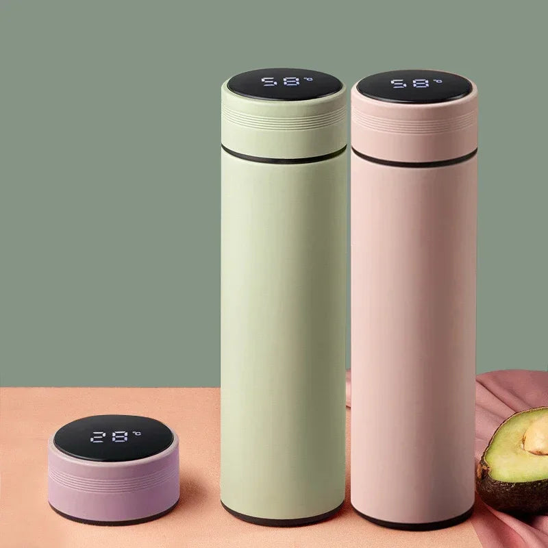 500ML High-Quality 316 Stainless Steel Smart Thermos Insulated Tea and Water Separation Cup for Men Women Best Christmas Gift