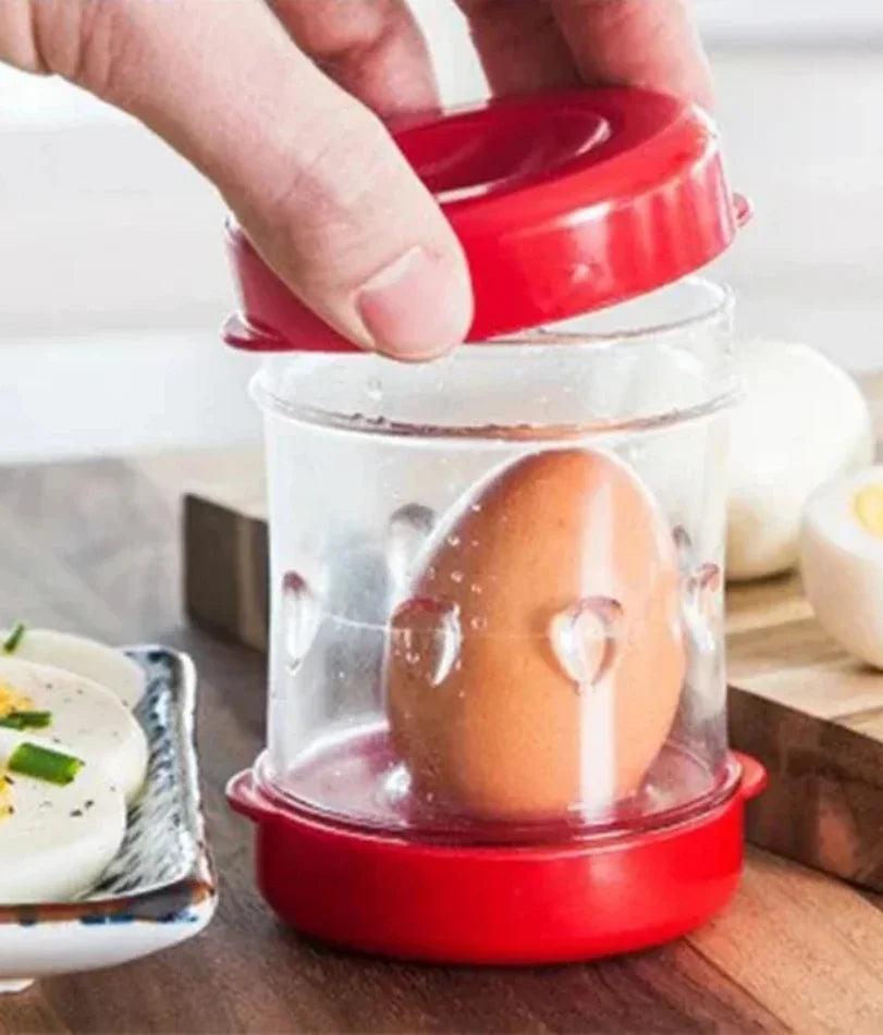Hand-cranked Automatic Egg Sheller 1pc New Household Shell Peeling Machine Egg Opener Tool Fully Automatic Small Egg Tool