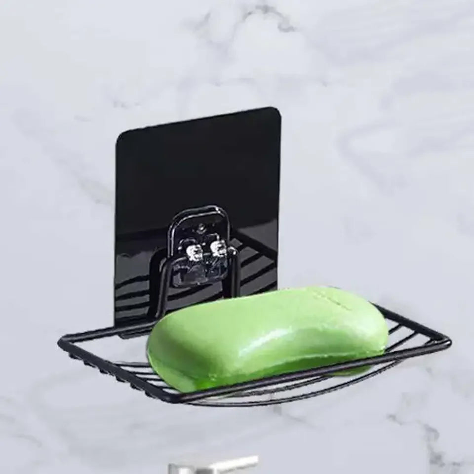 Stainless Steel Soap Rack Wall Mounted Soap Holder High Quality Soap Sponge Dish Bathroom Accessories Soap Dishes Self Adhesive