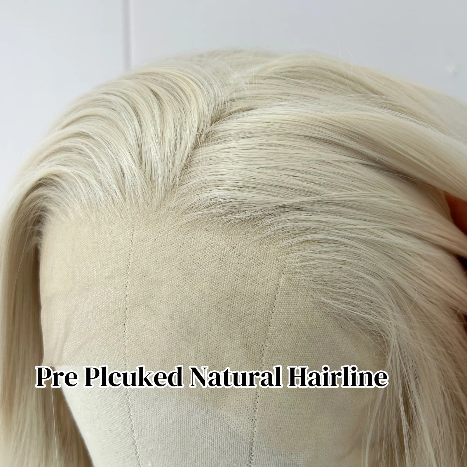 Short 60 Blonde Curly Wavy Synthetic Lace Front Bob Wigs for Women Pre Plucked Hairline Platinum White Deep Wave Daily Party Use