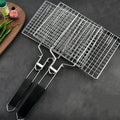 Non-Stick Household Grill Basket OutdoorBBQKitchenware Barbecue Grill Mat A must-have for parties Suitable for Grilling/Vegetabl