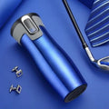 450ml Stainless Steel Double Wall Travel Mug Leak Proof Thermos Mug Coffee Cups Car Vacuum Insulaltion Thermal Water Bottle