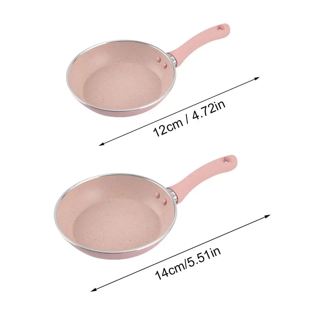 1pcs Egg Frying Pan Medical Stone Non-stick Frying Pan Bao Complementary Food Pot Breakfast Pot Cooker Universal Cookware