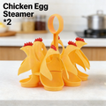 Cute Penguin Egg Boiler for Kitchen Gadget Egg Cooking Tool Egg Steamer Rack with Handle for Boiling Eggs