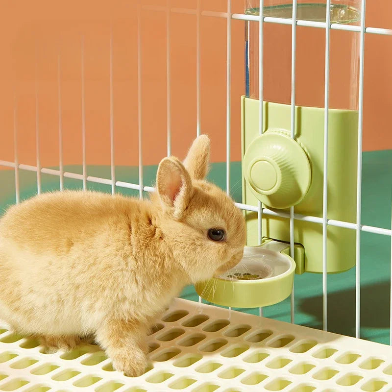 600ML Automatic Water Bottle for Rabbits Dutch Pigs Chinchillas & Hedgehogs Silent Large Capacity Pet Waterer  Refill Feature