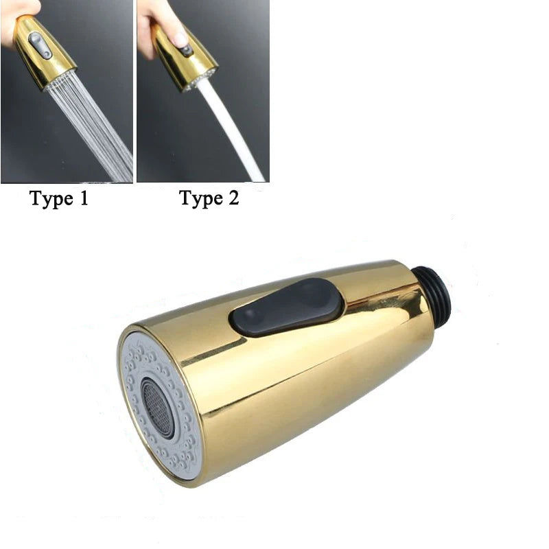 Faucet Sprayer Head Tap Black Faucet Head Home Household Kitchen Nozzle Durable