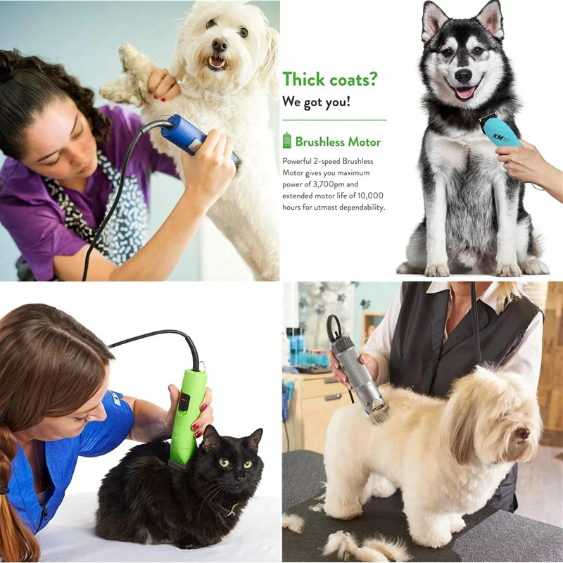 Dog/Animal Detachable Clipper Ceramic Blade For Andis/Oster A5 A6/Wahl KM/Heiniger/Laube/Conair Pro Pet Clippers