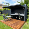 Customized Portable Folding Outdoor Kitchen Mini Integrated House With Smart Appliances For Camp Bbq