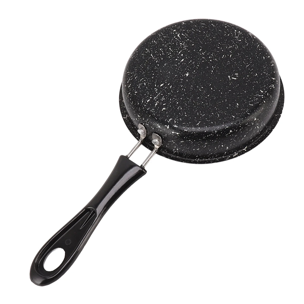 Frying Pan Stainless Steel Egg Pan Ergonomic Handle Fast Even Conduction Antistick Cooking Skillet for Bacon Steak Onion