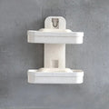 Double Layer Soap Dish with Drainage - Durable & Convenient Bathroom Organizer, Keeps Counter Dry, Easy to Clean