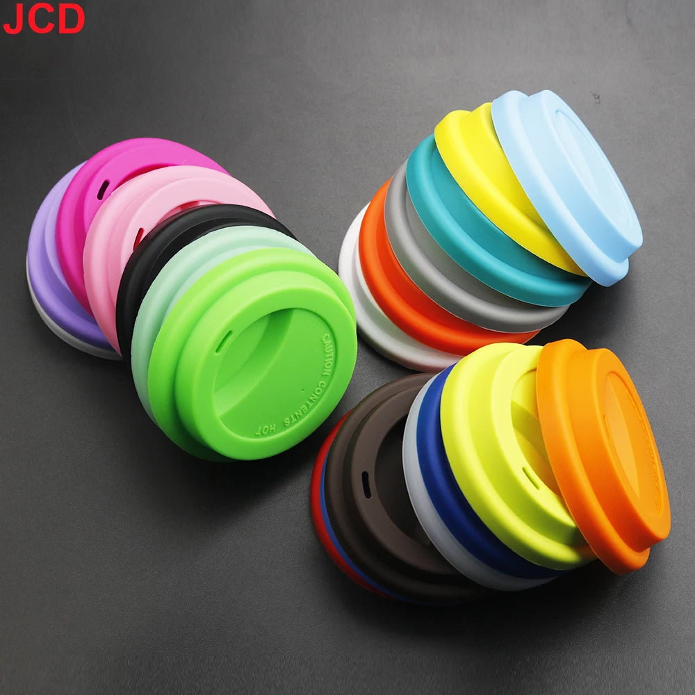 1pcs 9.5cm Universal Silicone Mug Cup Cover Sealing Protective Lid Heat Temperature Preserve Dust Free for Tea/Coffee/Milk Cup