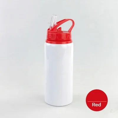 600ML Blank Bottle with Straw for Sublimation Print