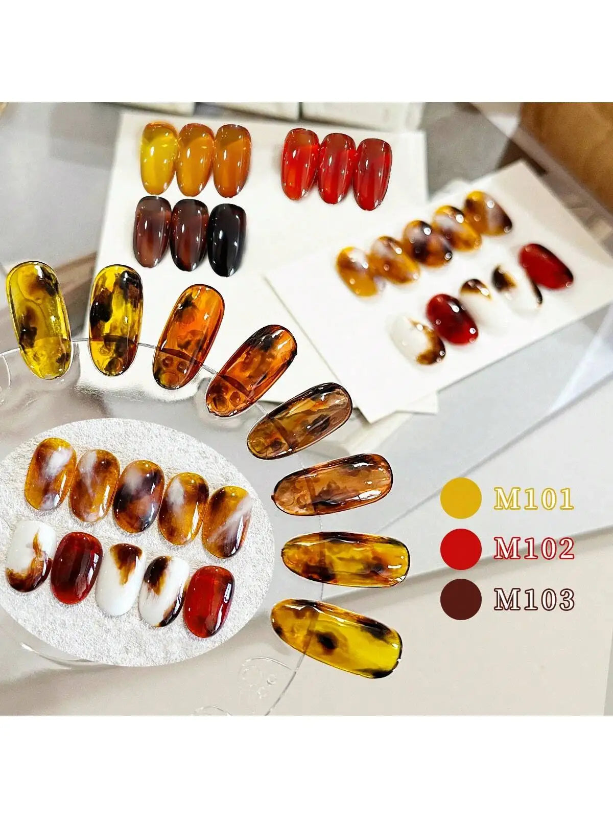 XEIJAYI 3Pcs 15ML Amber New Popularwine Nail Gel Semi Permanent Nail Art Soaking UV LED Nail Salon DIY Nail Salon Gel