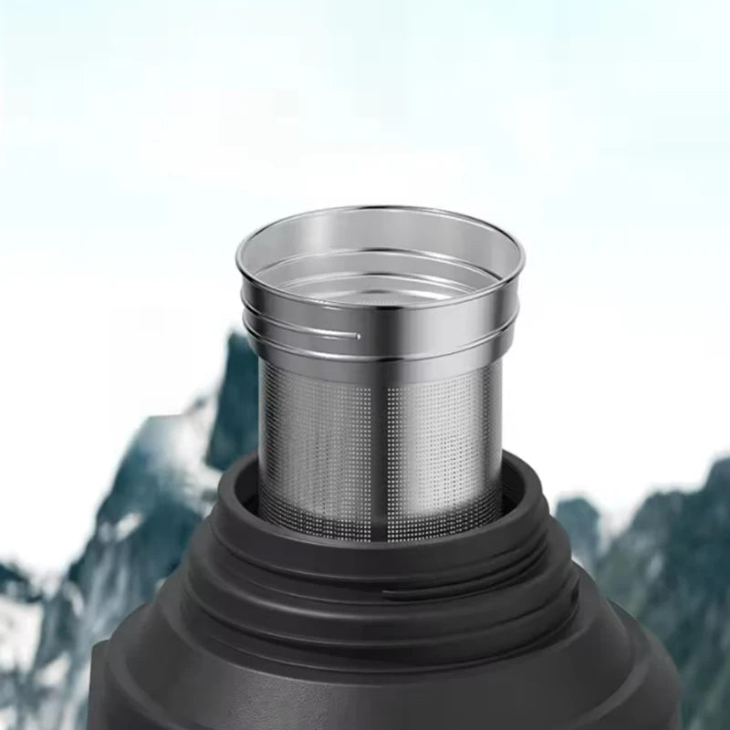 Portable Vacuum Insulated Cup Large Capacity 316 Stainless Steel Thermos Cup Outdoor Car Insulation Cooling Water Kettle