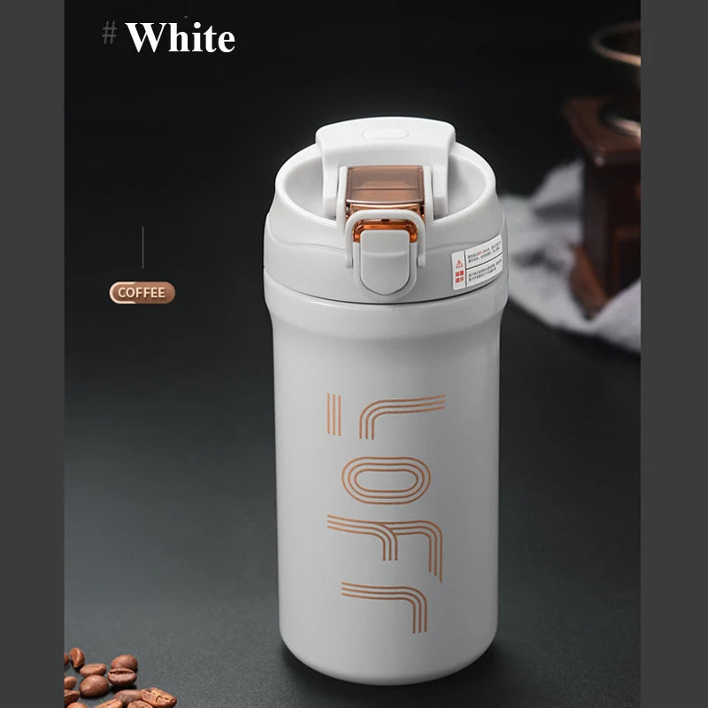 Coffee thermal mug Stainless Steel Thermos Tumbler Cups Vacuum Flask thermo Water Bottle Tea Mug Thermocup commercial affairs