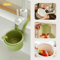 Quick-Drain Wall-Mounted Sink Basket Detachable Openable Cover Kitchen Food Waste Filter Multifunctional Fruit Cleaning Strainer