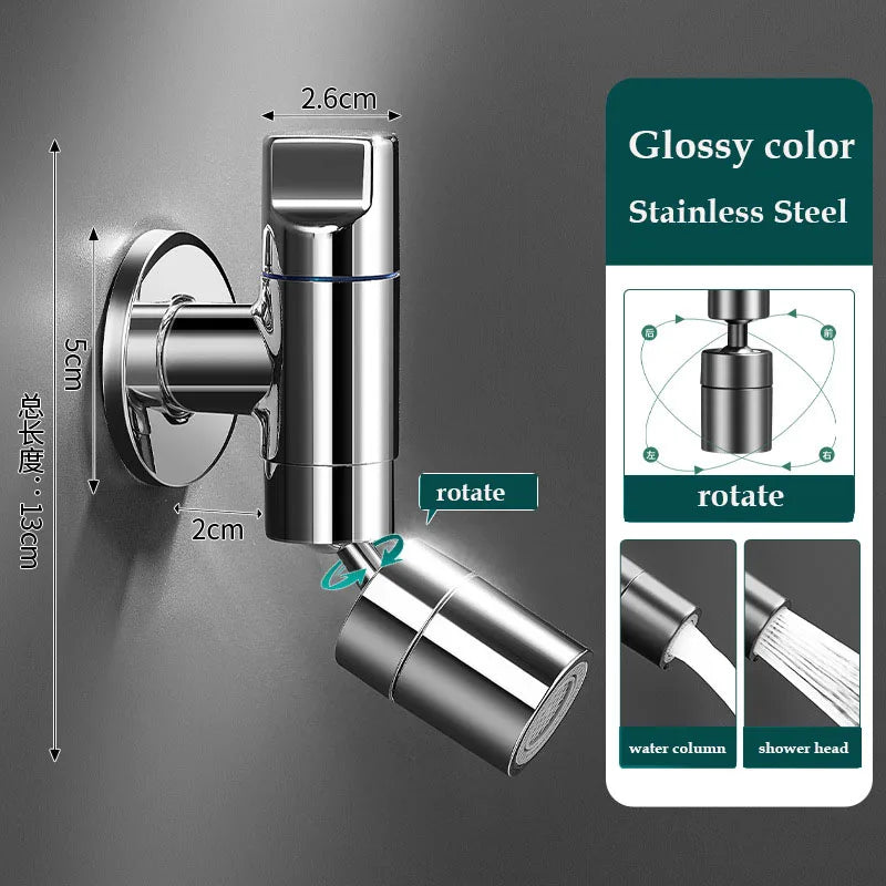 Stainless Steel Single Cold Faucet G1/2 In-wall Cleaning Room Mop Pool Faucet Bathroom Cleaning Faucet Mini Space Saving