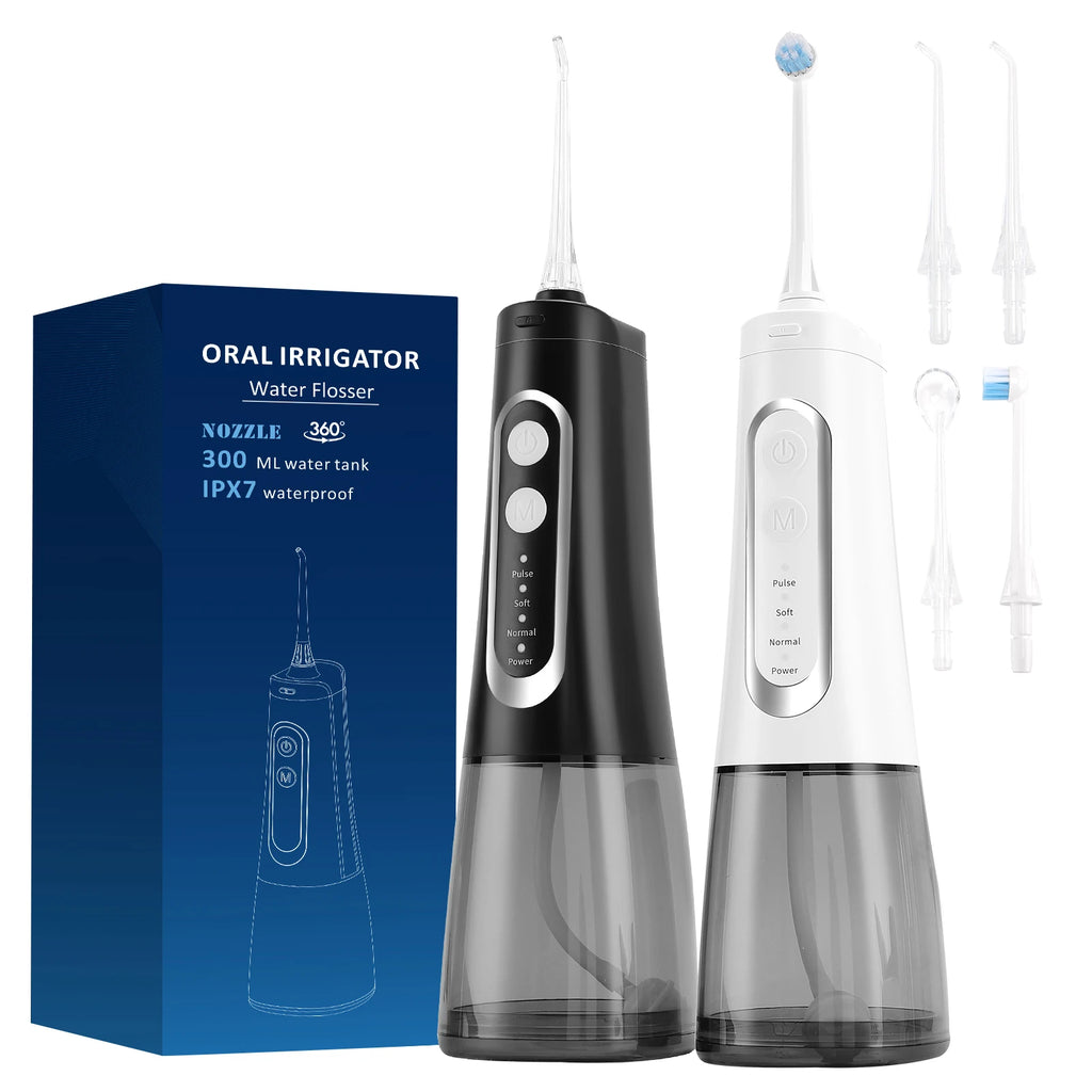 Water Flosser Electric Teeth Cleaning Water Floss Tooth Cleaner Tool Kit Portable Travel Teeth Irrigation Cleaner
