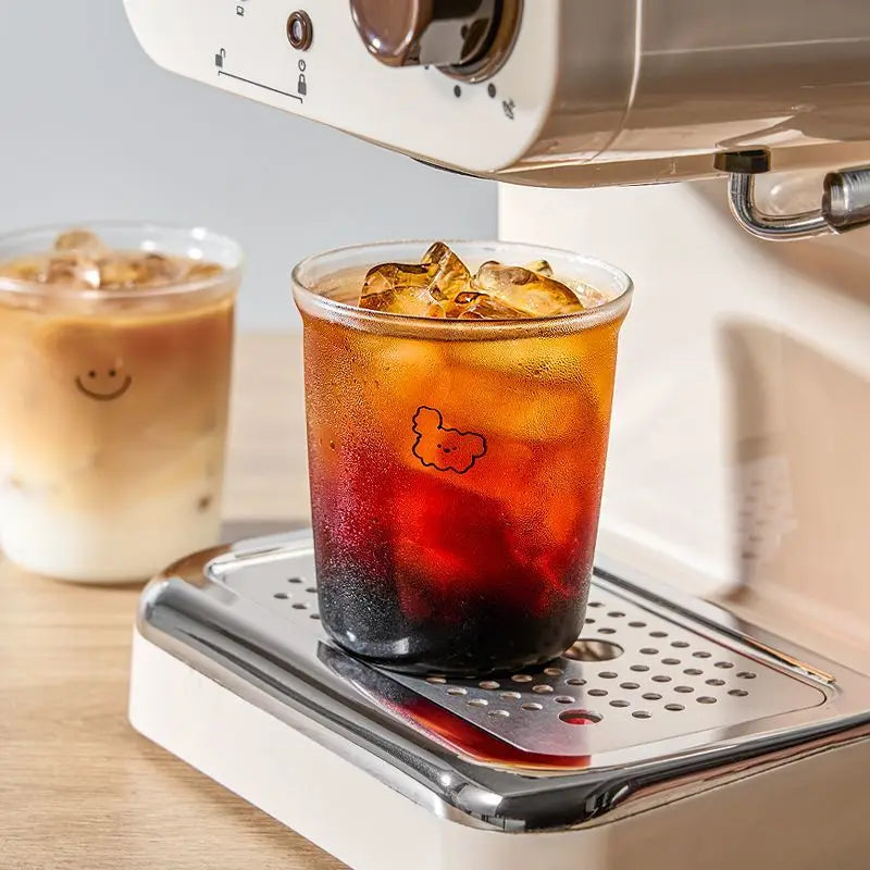Gianxi High Beauty Coffee Cup Home Wine Cup Latte Cup High Temperature Water Resistant Glass High Borosilicate Glass Cup