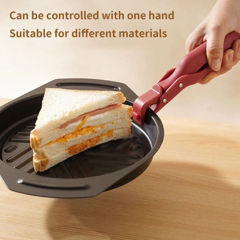 Silicone Anti-scald Clip Kitchen Plate Bowl Dish Pot Holder Heat-resistant Clamp Lifter Kitchen Gadget
