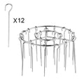 New Stainless Steel Vertical Grill Rack String Grill Detachable Skewer Holder 12/24/49 Baking Needle for Air Fryer Accessory