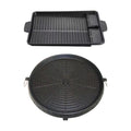 Nonstick Barbecue Plate Aluminium Alloy Grilling Pan with Handles for Kitchen Stovetop Grill Kitchen Cooking Tool