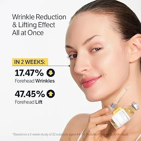 SUNGBOON EDITOR Silk Peptide Intensive Lifting Ampoule | Korean Anti-Aging Serum for Face with Collagen & 30 Peptide Complex