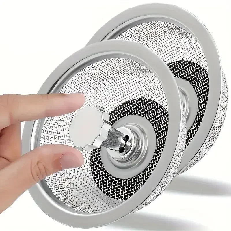Stainless Steel Kitchen Bathroom Sink Floor Drain Mesh Strainer Hair Waste Filter Drain Basket Hole Filter for Sewer