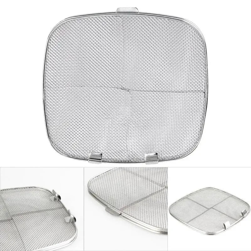 Stainless Steel Splatter Shield for Ninja Foodi AG301 Air Fryer Accessories for Ninja Foodi 5-in-1 Indoor Grill Replacement Part