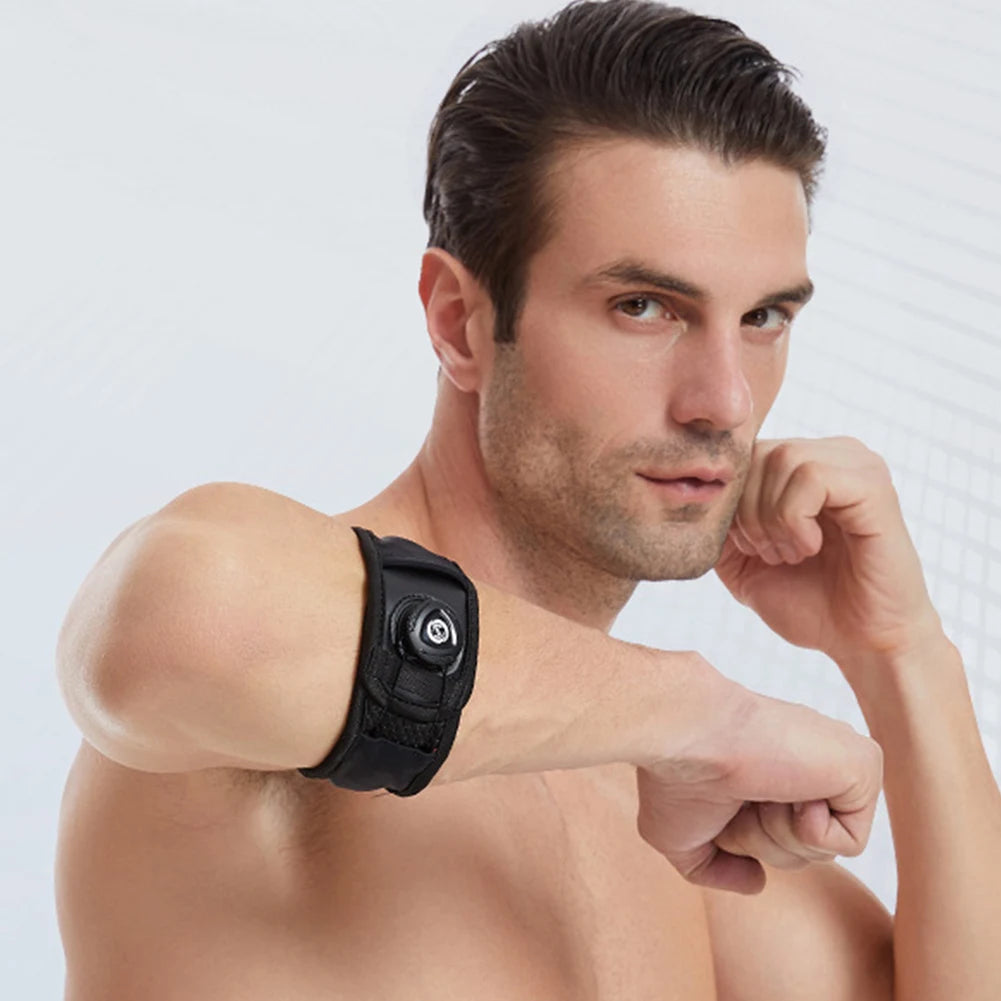 Adjustable Elbow Brace Tennis Elbow Brace Breathable Golf Elbow Strap Elbow Protector for Daily Wear Gym Sports
