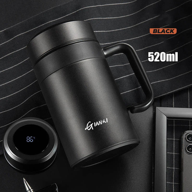 Vacuum Flask Large-capacity Stainless Steel Heat Preservation Cup Household High-grade Simple Insulation Cup