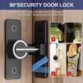 1Pc Luminous Sliding Door Bolt Lock - Night - Visible Security & Convenience