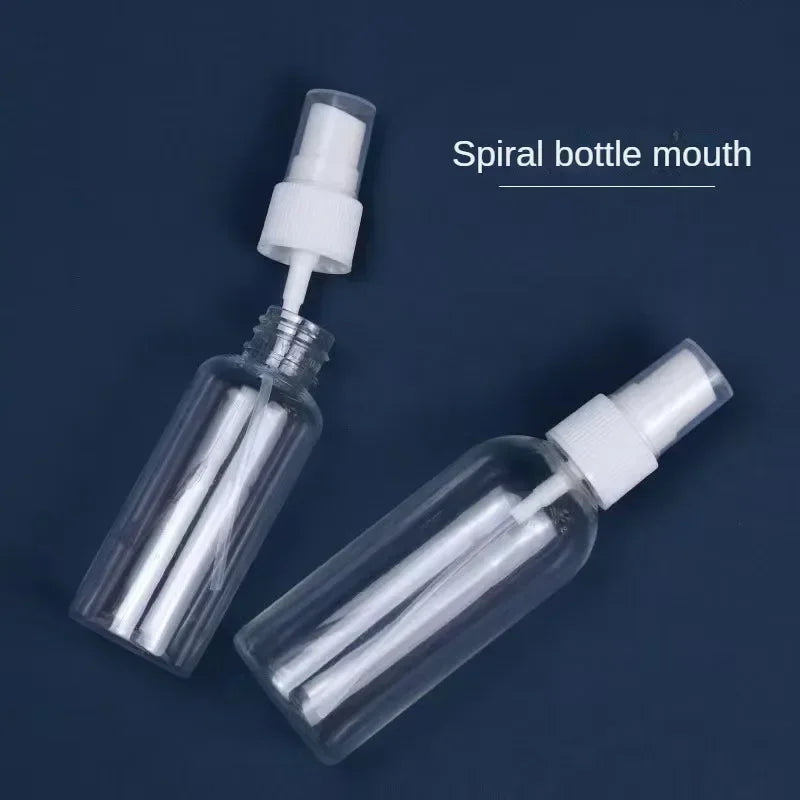 25Pcs 50ml Refillable Clear PET Plastic Portable Spray Bottle Empty Perfume Container Mist Pump wholesale