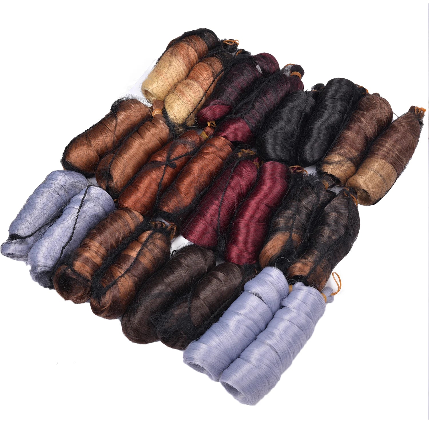 Loose Wave Braiding Hair Extensions Synthetic Spiral Curls Braids Hair Pre Stretched Bouncy Braid 24" French Curls Braiding Hair