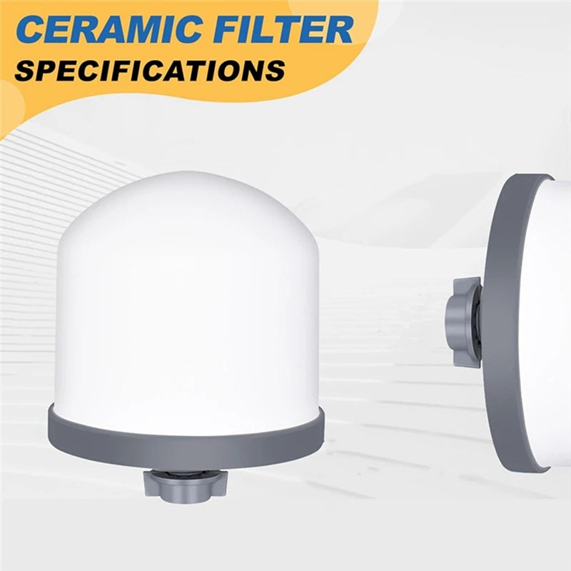 A19F-4Pack Replacement Ceramic Dome Water Filter 0.2 To 0.5Micron For Countertop Portable Water Purification System