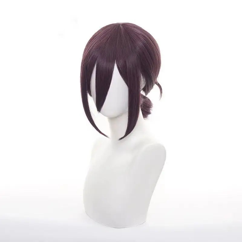 Chainsaw Man Reze Cosplay Wig Synthetic Short Straight Wig Anime Coser Cute Girl Heat Resistant Fiber High Quality Wig Halloween