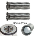 1/2/5pc 35mm /45mm Kitchen Sink Basket Strainer Waste Threaded Screw Connector Stainless Steel Kitchen Tools