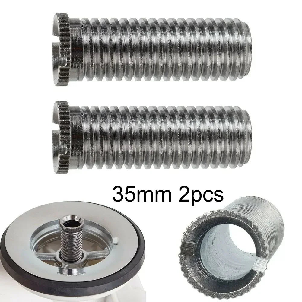 1/2/5pc 35mm /45mm Kitchen Sink Basket Strainer Waste Threaded Screw Connector Stainless Steel Kitchen Tools
