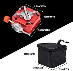 Ultralight Camping Stove TOPINCN Portable Mini Outdoor Folding Metal Camping Gas Stove Windproof Furnace Backpacking Hiking